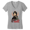 i want you to rebel Women's V-Neck T-Shirt