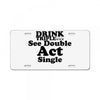 drink triple License Plate