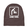 game over daddy funny Baby Beanies