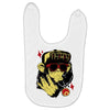 hip hop gorila Baby Bibs