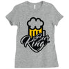 beer king Ladies Fitted T-Shirt