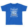 vintage made in 1952 perfectly aged a living legend Toddler T-shirt