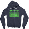 delorean trail Zipper Hoodie