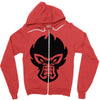 mean monkey Zipper Hoodie