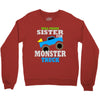 monster truck shirt for boys toddlers Crewneck Sweatshirt