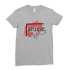 Music Ladies Fitted T-Shirt