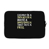 natural queens rock Laptop sleeve