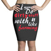 dirty stuff cool Pencil Skirts