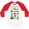 life is a game 3/4 Sleeve Shirt