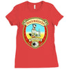 dogs bollocks beer label ideal birthday present or gift Ladies Fitted T-Shirt