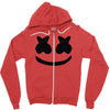 marshmello face Zipper Hoodie