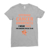 wear peach for uterine cancer Ladies Fitted T-Shirt