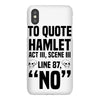 to quote hamlet no iPhoneX