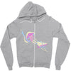 pb and jellyfish Zipper Hoodie