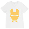 iron man mask avengers marvel comics gift V-Neck Tee