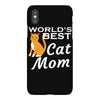 world's best cat mom iPhoneX