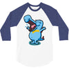 blue crocodile! 3/4 Sleeve Shirt
