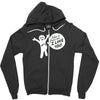 pit pat Zipper Hoodie