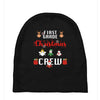 first grade christmas crew Baby Beanies