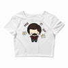 you are the bacon to my eggs Crop Top