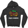 angry pumkin Zipper Hoodie