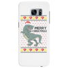 ugly dinosaur merry christmas Samsung Galaxy S7 Edge