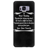 Dear Daddy, Thanks for Being my Dad Baby Boy Letter to Father Samsung Galaxy S8 Plus