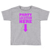 party location here Toddler T-shirt
