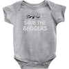 save the badgers Baby Onesie