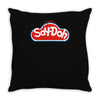 say d'oh Throw Pillow
