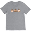 new! monkey V-Neck Tee