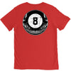 8ball skull V-Neck Tee