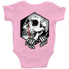 skull hexagon Baby Onesie