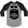 happy father's day 3/4 Sleeve Shirt