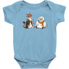 the owl and the weasel Baby Bodysuit