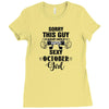 sorry this guy is already taken by a super sexy  october girl Ladies Fitted T-Shirt