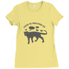listen to your inner cat girls Ladies Fitted T-Shirt