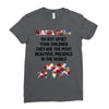 mama bear message Ladies Fitted T-Shirt