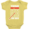 Think Outside The Box Baby Onesie