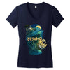 totoro Women's V-Neck T-Shirt