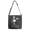 grim bunny Adjustable Strap Totes
