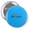 fight evil read books Pin-back button