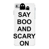 say boo and scary on 2 iPhone 7 Case