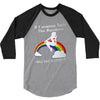 ls mug eat rainbow eat les 3/4 Sleeve Shirt