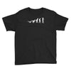 icke evolution t shirt   funny Youth Tee