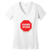 over Women's V-Neck T-Shirt