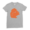 squirrel Ladies Fitted T-Shirt