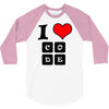 i love code 3/4 Sleeve Shirt