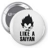 like a saiyan Pin-back button