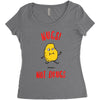 nugs not drugs Women's Triblend Scoop T-shirt